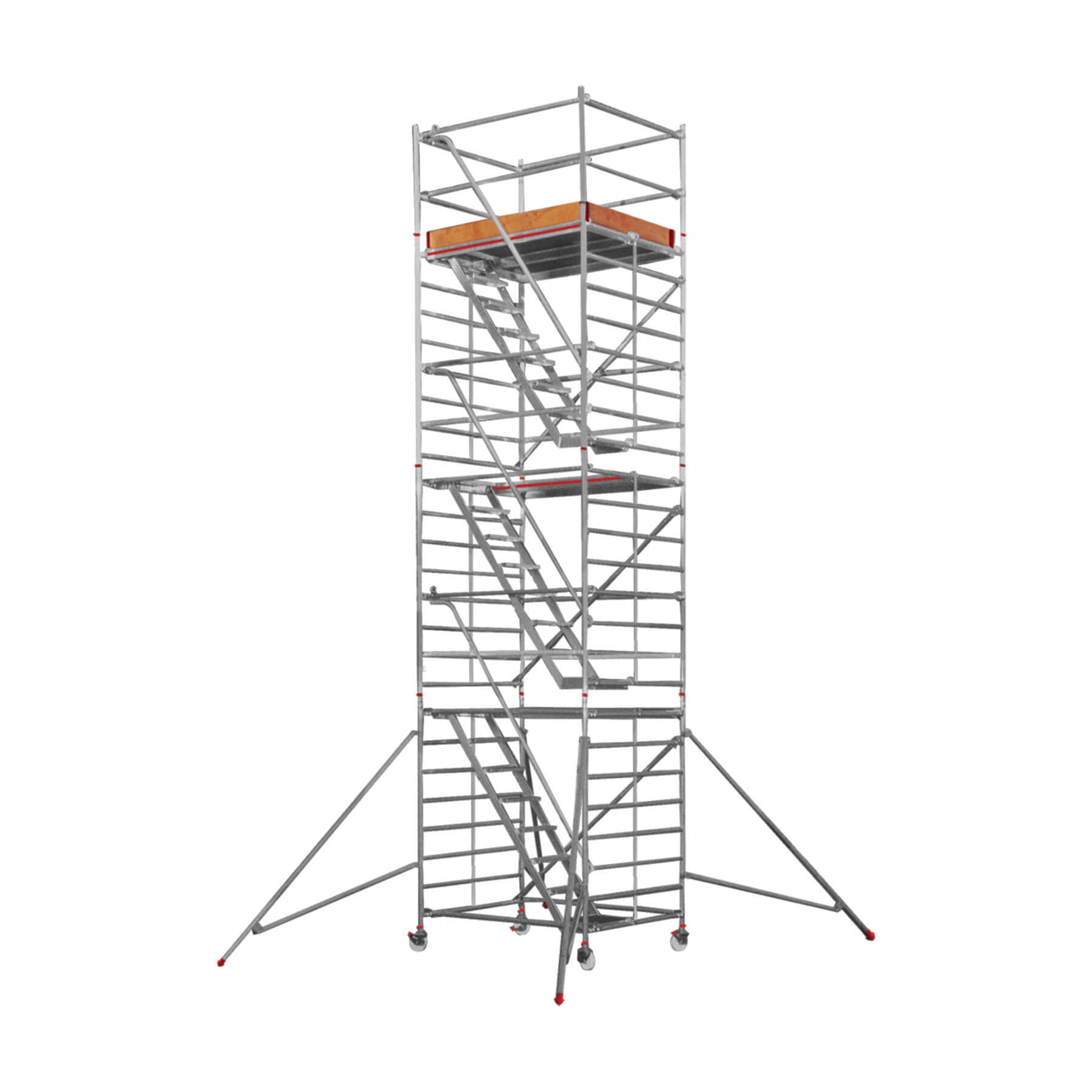 Double Width Stairway Aluminium Scaffolding Tower