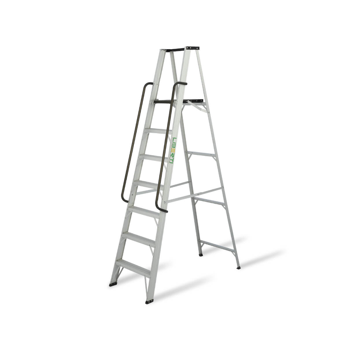 aluminium-platform-ladder-with-hand-rail-nexrise-india-infra-pvt-ltd