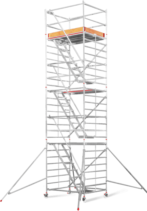 Stairway aluminium scaffold tower