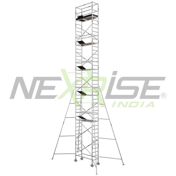 12.2M Aluminium Scaffold - Narrow Version