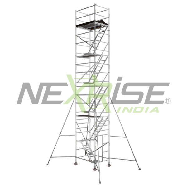 10.2M Aluminium Scaffolding - 4R Stairway Version