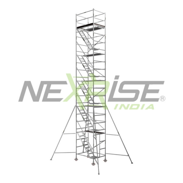 11.2M Aluminium Scaffolding - 4R Stairway Version