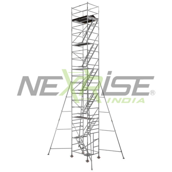 12.2M Aluminium Scaffolding - 4R Stairway Version