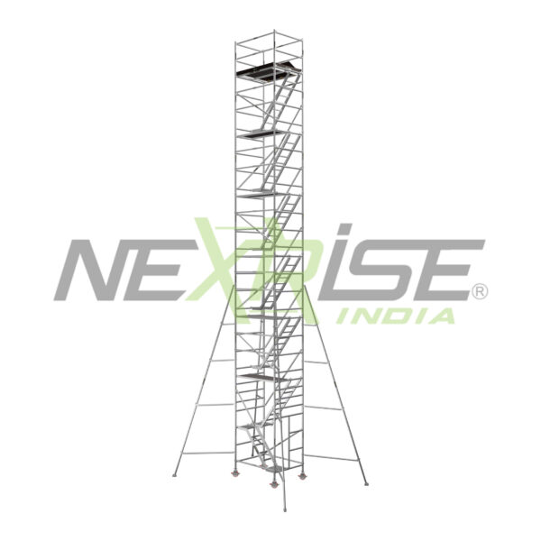 14.2M Aluminium Scaffolding - 4R Stairway Version
