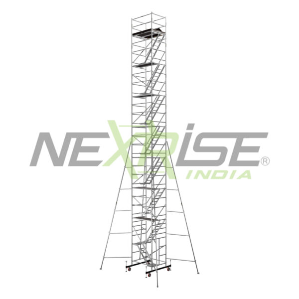 16.2M Aluminium Scaffolding - 4R Stairway Version