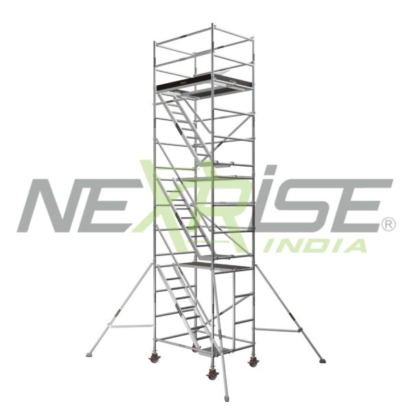 7.2M- 4R Aluminium Scaffold - Double Width