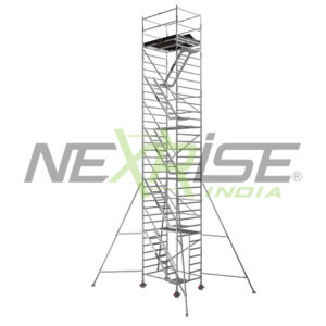 Aluminium Stairway Scaffold Tower- 10.2M Aluminium Scaffolding