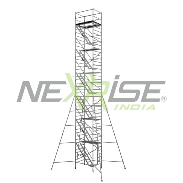 Aluminium Stairway Scaffold Tower- 13.2M Aluminium Scaffolding