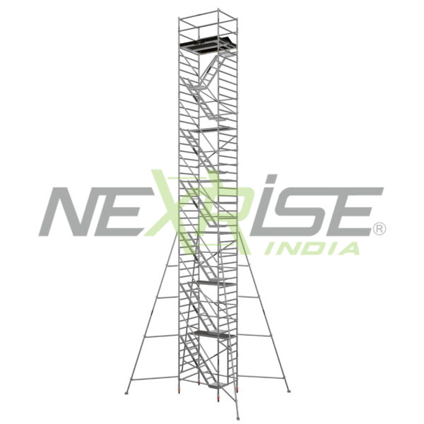 Aluminium Stairway Scaffold Tower- 14.2M Aluminium Scaffolding