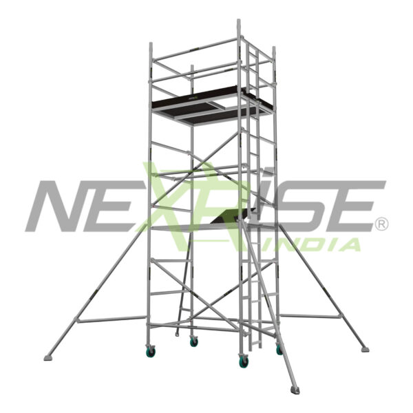 Ladder Frame Scaffold Tower - 5.2M Aluminium Scaffolding