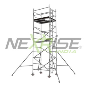 Ladder Frame Scaffold Tower - 6.2M Aluminium Scaffolding