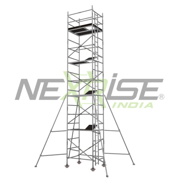 Ladder Frame Scaffold Tower - 9.2M Aluminium Scaffolding